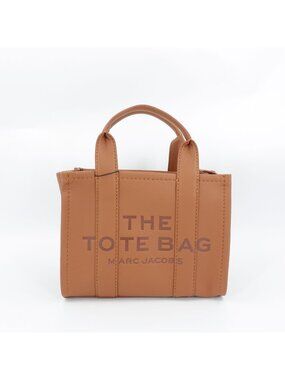 Marc Jacobs Women's The Small Leather Tote Bag Brown OS